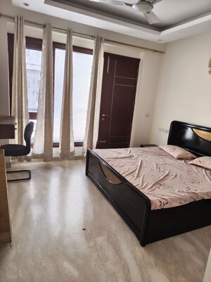 Bedroom in 3 BHK Builder Floor at Chittaranjan Park – for Rent