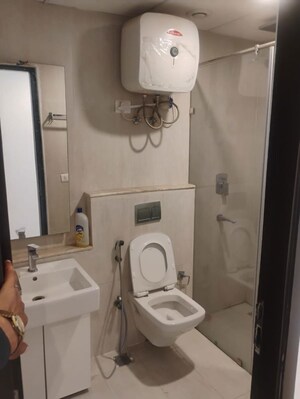 Bathroom in 3 BHK Apartment at Supertech Supernova Astralis, Sector 94 – for Rent