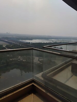Balcony in 3 BHK Apartment at Supertech Supernova Astralis, Sector 94 – for Rent