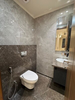 Bathroom in 3 BHK Builder Floor at Panchsheel Enclave – for Sale