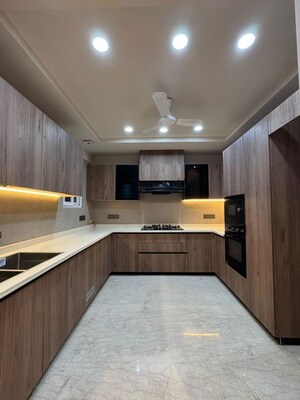 Kitchen in 3 BHK Builder Floor at Panchsheel Enclave – for Sale