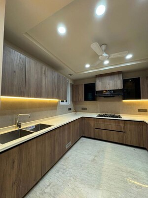 Kitchen in 3 BHK Builder Floor at Panchsheel Enclave – for Sale