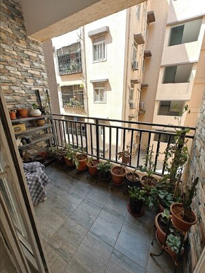 Balcony in 2 BHK Apartment at Empire Meadows, Ameenpur – for Rent