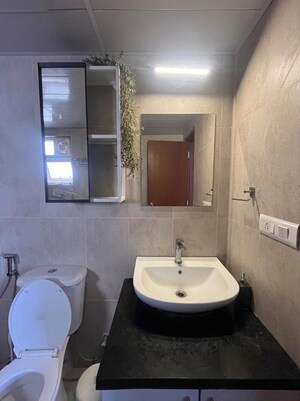 Bathroom in 2 BHK Apartment at Prestige Royale Gardens, Gantiganahalli – for Rent