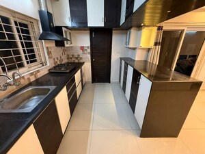Kitchen in 3 BHK Apartment at Akruthi Aarya Sree Breeze, Nallagandla – for Rent