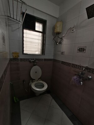 Bathroom in 2 BHK Apartment at Sadguru Complex I, Goregaon East – for Rent