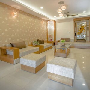 Living Room in 2 BHK Independent House at Crossing Republik, Crossing Republic – for Sale