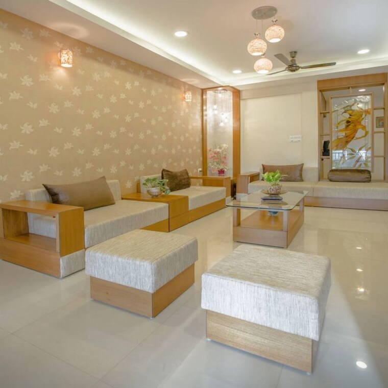 Living Room, crossing-republik 2 Bedroom 800 Sq.Ft. Independent House In Crossing Republic Ghaziabad 10473908