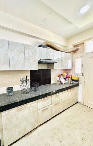 Kitchen in 3 BHK Apartment at Preet Colony – for Sale