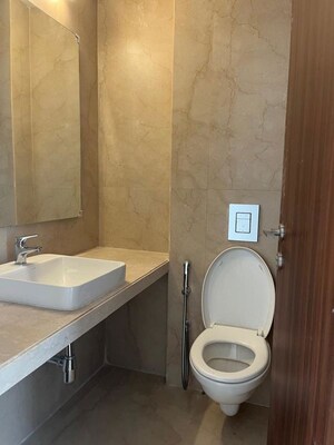 Bathroom in 2 BHK Apartment at Raymond Ten X Habitat, Pokhran Road No Two – for Rent