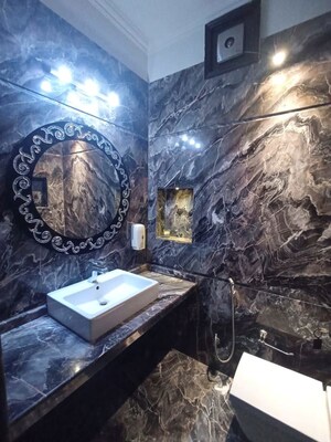 Bathroom in 4 BHK Builder Floor at Greater Kailash I – for Rent