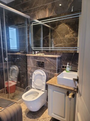 Bathroom in 3 BHK Builder Floor at Sushant Lok I – for Sale