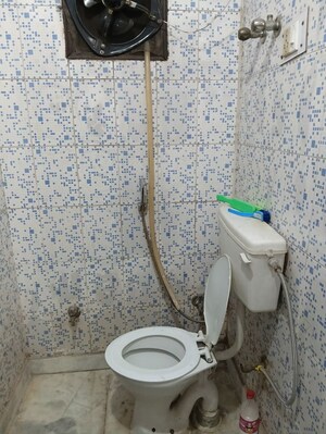 Bathroom in 1 BHK Builder Floor at Kalkaji – for Rent
