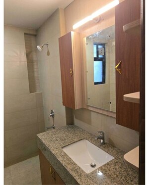 Bathroom in 3 BHK Apartment at Krisumi Waterfall Residences, Sector 36a – for Rent