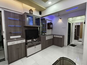 Living Room in 1 BHK Apartment at Kshitij CHS, Goregaon East – for Rent