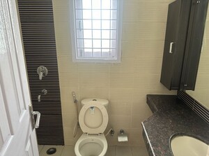 Bathroom in 3.5 BHK Builder Floor at Sushant Lok Iii – for Rent
