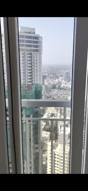 Balcony in 2 BHK Apartment at Ruparel Sky Green, Kandivali West – for Rent