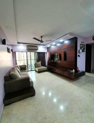 Living Room in 3 BHK Apartment at Victoria Classic CHS, Mulund West – for Sale