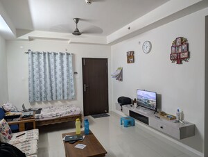 Living Room in 2.5 BHK Apartment at My Home Tridasa, Tellapur – for Rent