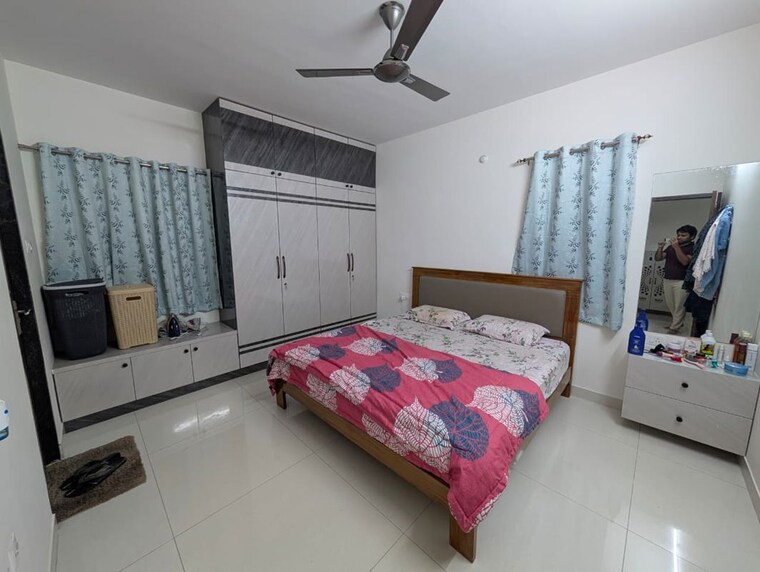 Bedroom, my-home-tridasa 2.5 Bedroom 1550 Sq.Ft. Apartment In Tellapur Hyderabad 10474336