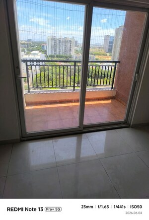 Balcony in 2 BHK Apartment at Vajram Newtown, Thanisandra Main Road – for Rent