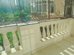 Balcony in 3 BHK Apartment at Amrapali Silicon City, Sector 76 – for Rent