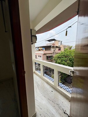 Balcony in 3 BHK Apartment at Purti Seasons, New Alipore – for Rent