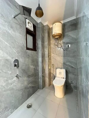 Bathroom in 1 BHK Apartment at Sainik Farm – for Rent