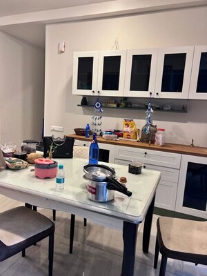 Team Area in 3 BHK Apartment at Myscape Sanctuary, Hafeezpet – for Rent