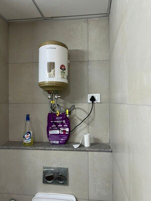 Bathroom in 1 RK Apartment at Gaur The Hub, Gaur Yamuna City – for Rent