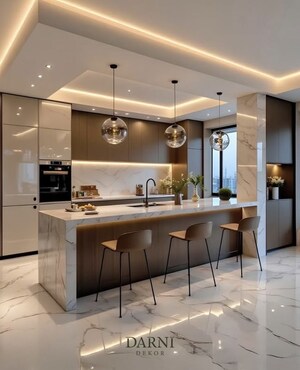 Kitchen in 2 BHK Independent House at Gaur City 1 – for Sale