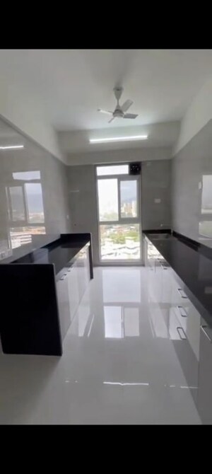 Kitchen in 3 BHK Apartment at Tricity Montview, Sanpada – for Rent
