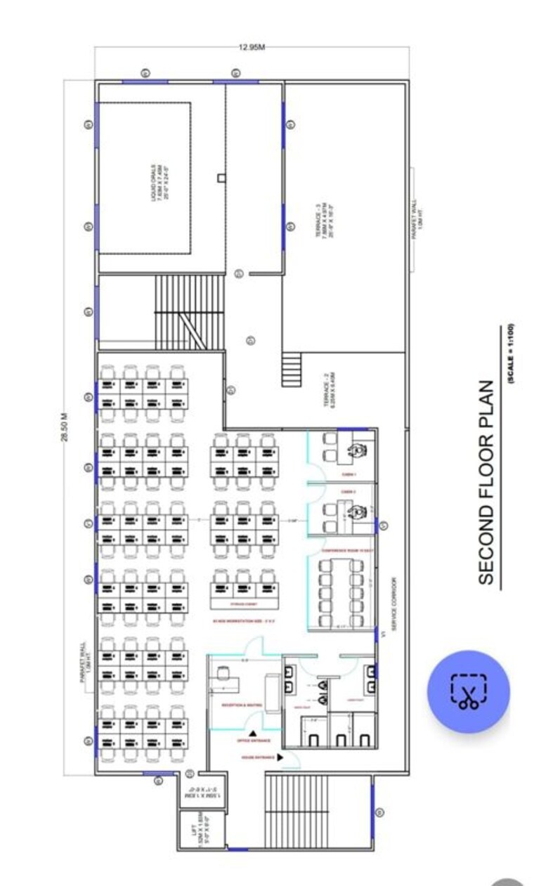 Floor Plan, anand-industrial-estate-wagle Commercial Office Space 2000 Sq.Ft. In Wagle Industrial Estate Thane 10474885
