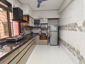 Kitchen in 3 BHK Apartment at Sheth Vasant Galaxy, Goregaon West – for Rent