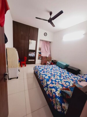 Bedroom in 2 BHK Apartment at Vajram Newtown, Thanisandra Main Road – for Rent