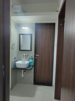 Bathroom in 2 BHK Apartment at Prasun Sarvam, Kharadi – for Rent