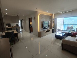 Living Room in 3 BHK Apartment at Arkade Aspire, Goregaon East – for Rent