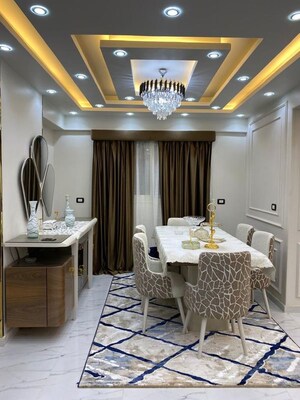Living Room in 3 BHK Independent House at Gaur City 1 – for Sale