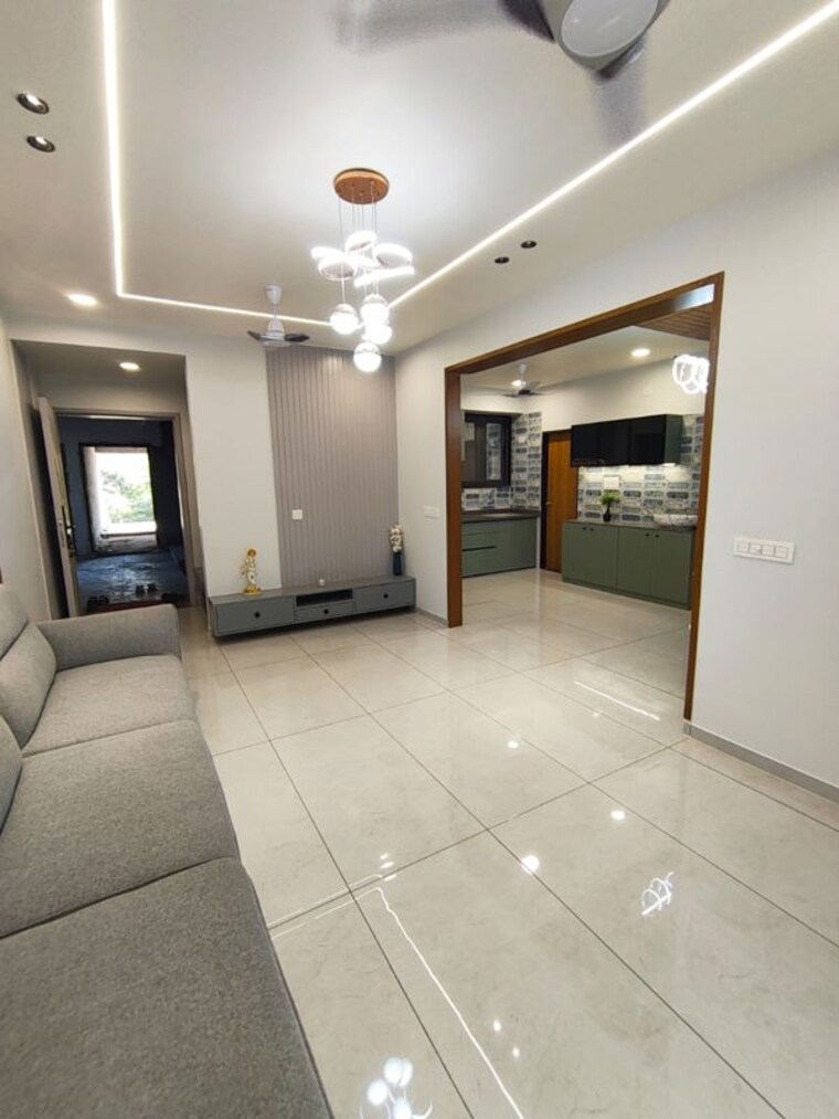 Living Room, vr-luxuria 3 Bedroom 1070 Sq.Ft. Apartment In Bhayli Vadodara 10475192