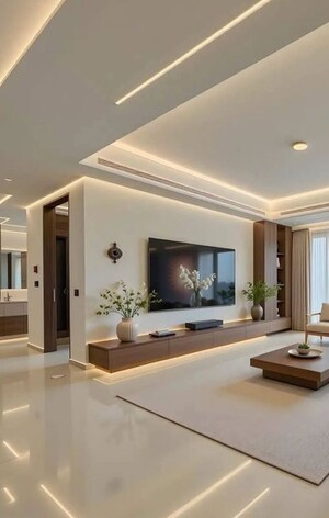 Living Room in 3 BHK Independent House at Sector 1 – for Sale