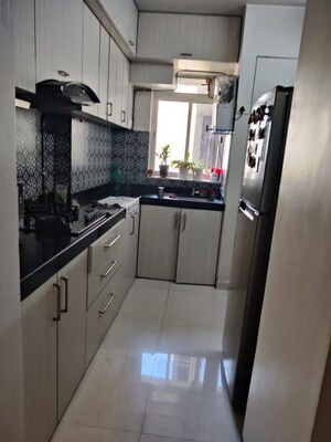 Kitchen in 2 BHK Apartment at Lodha Amara, Kolshet Road – for Rent