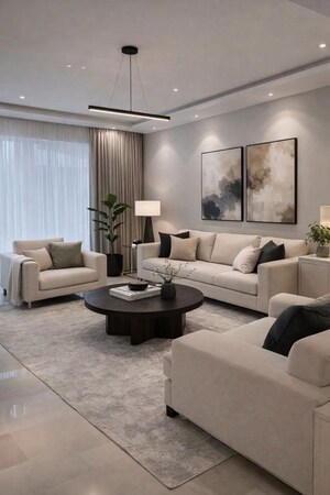 Living Room in 3 BHK Independent House at Sector 2 – for Sale
