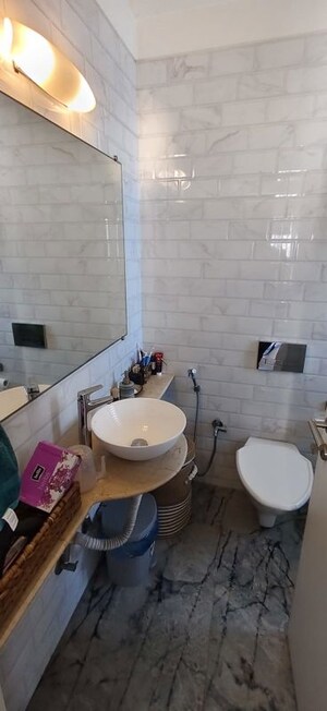 Bathroom in 2 BHK Apartment at Crescent Grande, Andheri East – for Rent