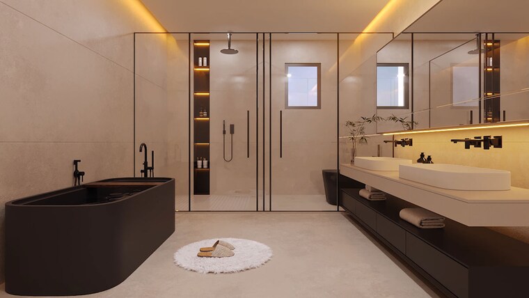 Bathroom, harsh-crown 5 Bedroom 1925 Sq.Ft. Apartment In Dadar West Mumbai 10475404