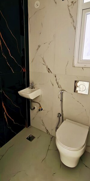 Bathroom in 2 BHK Apartment at Ruparel Sky Green, Kandivali West – for Rent
