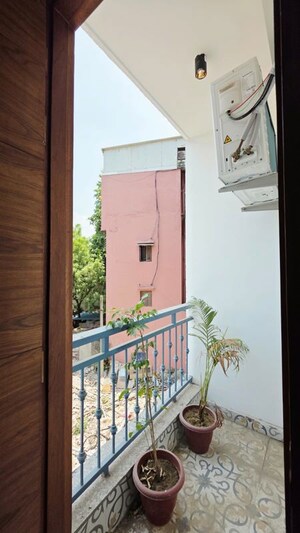 Balcony in 4 BHK Builder Floor at Freedom Fighters Enclave – for Sale