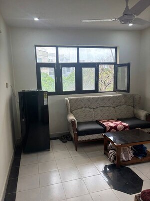 Living Room in 1 BHK Builder Floor at Ramesh Nagar – for Rent