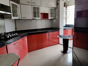 Kitchen in 3.5 BHK Apartment at Arihant Sparsh, Vashi Sector 26 – for Rent