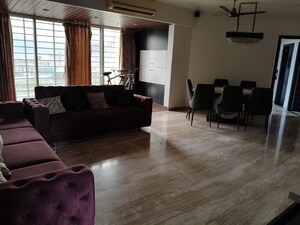 Living Room in 3.5 BHK Apartment at Arihant Sparsh, Vashi Sector 26 – for Rent