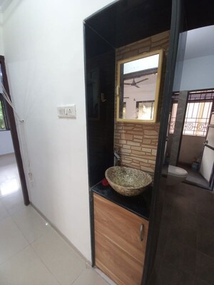 Building Lobby in 2 BHK Apartment at Akashganga Complex Kavesar, Kavesar – for Rent